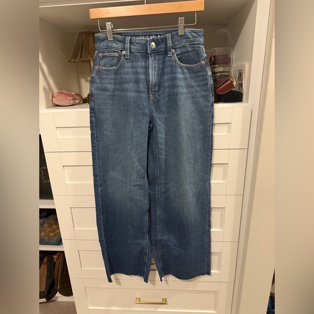 American Eagle Super High Rise Baggy Wide Leg - Picture 2 of 6